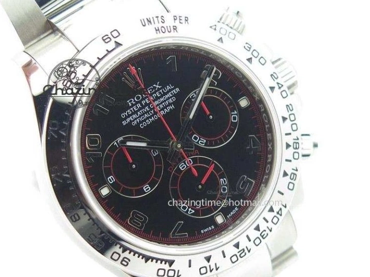 A7750 Edition Dial On SS JF Bracelet Black Daytona Best 116509 0404